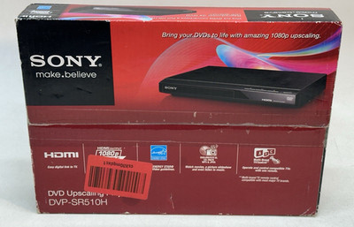 Sony DVD Player DVP-SR510P 1080p Upscale HDMI Output New Sealed