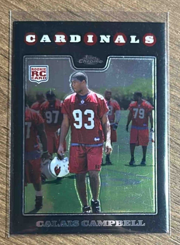 2008 Topps Chrome Calais Campbell #TC239 RC Cardinals
