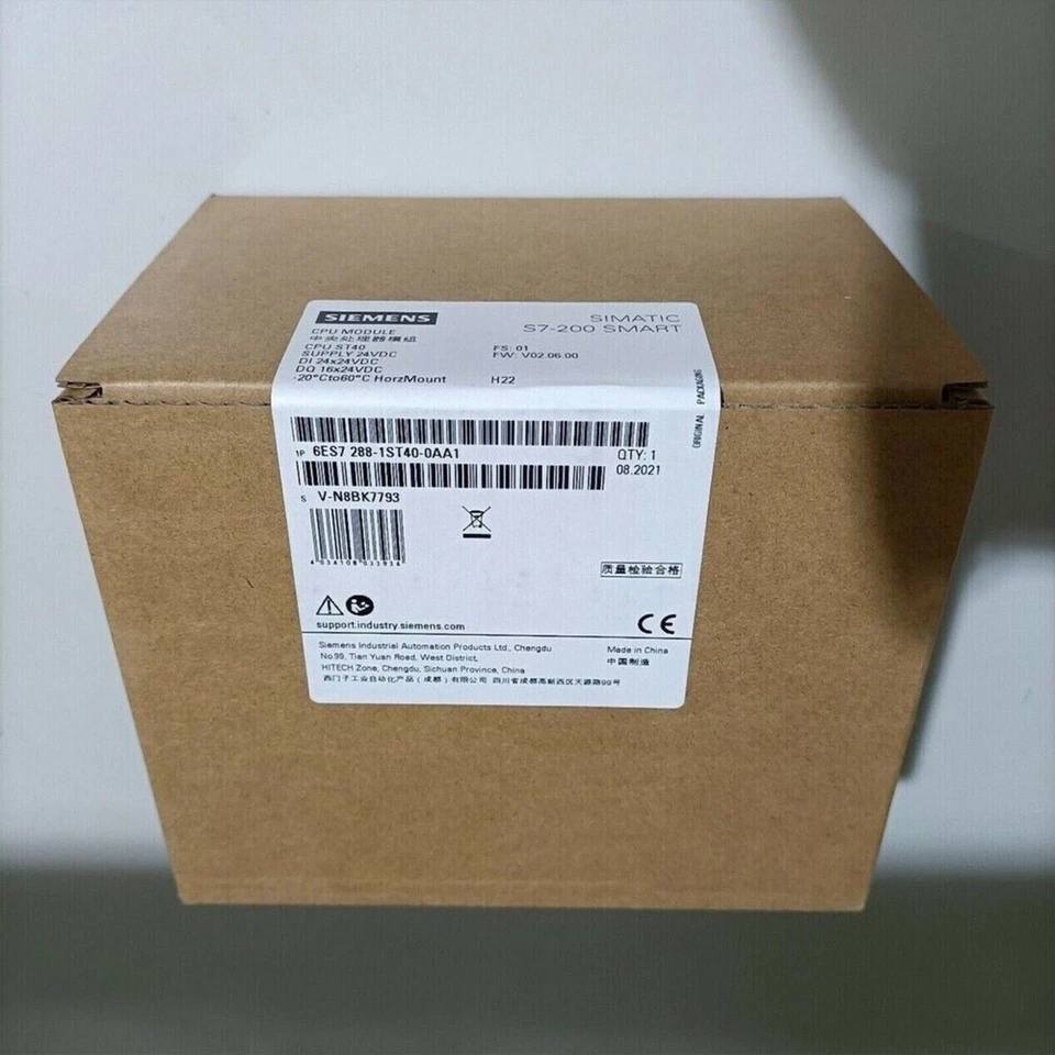 New Siemens 6ES7 288-1ST40-0AA1 6ES7288-1ST40-0AA1 SIMATIC S7-200 SMART CPU ST40 - Image 3 of 4