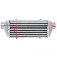 Universal Tube Fin Full Aluminum Intercooler 18 X7x3 Fmic Turbo Front Mount Universal Tube Fin Full Aluminum Intercooler 18 X7x3 Fmic Turbo Front Mount