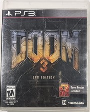 Doom 3 BFG Edition Sony PlayStation 3 PS3 Tested and Working no manual