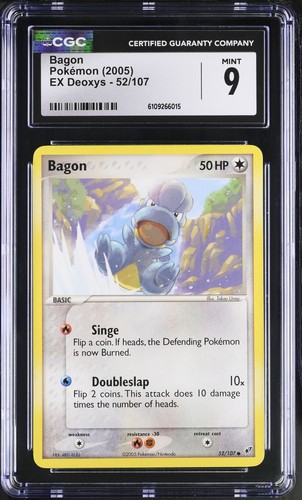 Bagon graded CGC 9 for sale on eBay