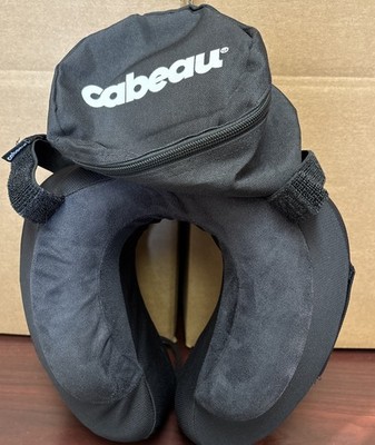 Cabeau Evolution S3 Travel Neck Comfort Pillow Memory Foam Black with Carry Bag