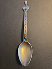 Number 370 by Gorham Sterling Silver Demitasse Spoon Vermeil with Enamel 4"