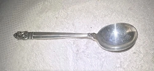 International Royal Danish Sterling Silver 6 1/2" Soup Spoon 43 grams