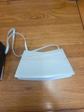 Jacqueline Vert Baby Blue Clutch Bag