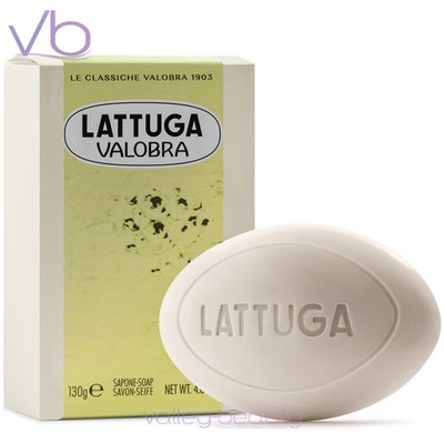Valobra Lattuga Soap | Italian Lettuce Extract Delicate Skin Bar, 4.6oz