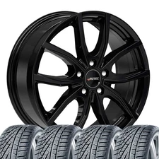 4 Complete Winter Wheels for BYD Acto 3 7x18 Vidron SW 215/55 R18 99V Hankook