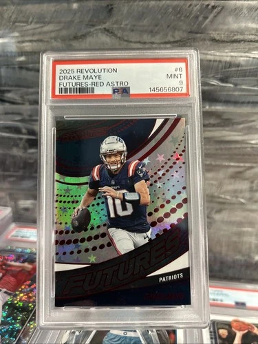 2025 Panini Revolution Futures Red Astro Drake Maye Patriots #6  31/50 NFL🔥🔥