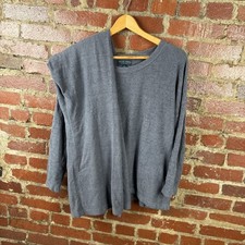 Barefoot Dreams Lounge Set Womens Small Gray CozyChic Ultra Lite Sweater Pants