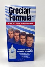 Grecian Formula 16 Liquid Conditioner Restores Lost Color To Gray Hair 4 oz