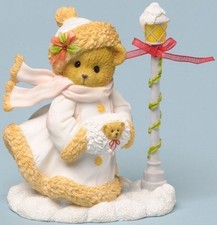 NIB Cherished Teddies TEDDY BEAR Stroll In The Season's CHRISTMAS Hollie 4034604