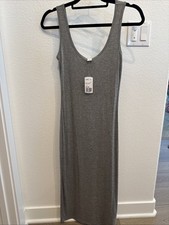 Forever 21 Gray Sleeveless Bodycon Dress New with Tags