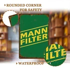 Vintage "Mann Filter" Wall Tin Metal Signs Home Décor 8x12 Weatherproof Rustic