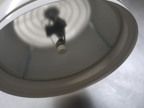 VTG Panton ERA Louvered MoD LIGHTOLIER White Dome Pendant Ceiling Light LAMP McM - Picture 5 of 20