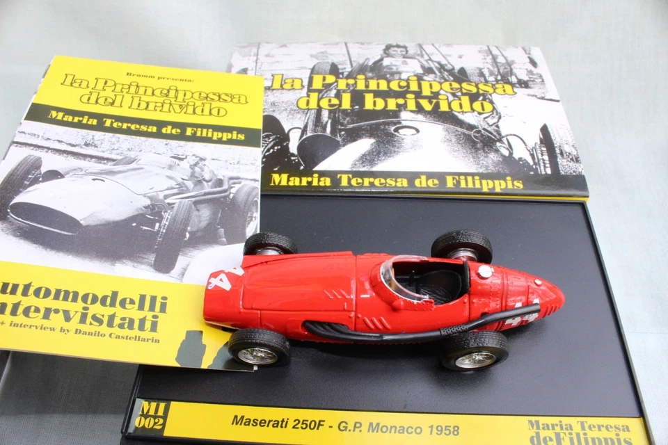Brumm Maserati 250F F.1, scala 1/43, serie limit Club Internationale des Pilotes - Immagine 3 di 3