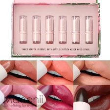 NCLA Lipstick Set Series #2 - Pink Coral Red Dark Semi-Matte Cream Vegan USA