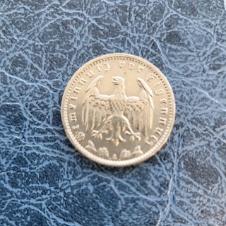 Drittes Reich 1 Reichsmark 1934a Nickel Münze 1933 1939 Jaeger 354