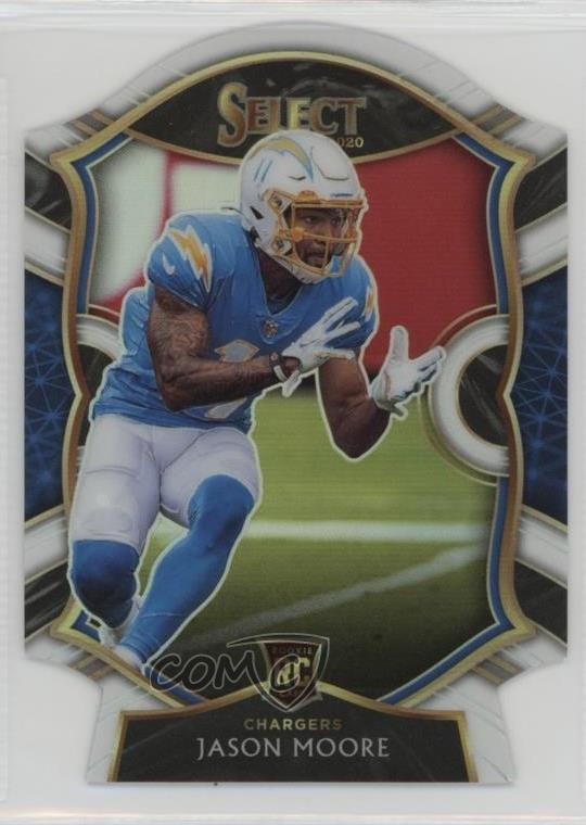 2020 Panini Select Concourse White Prizm Die-Cut Jason Moore #78 Rookie RC d4b