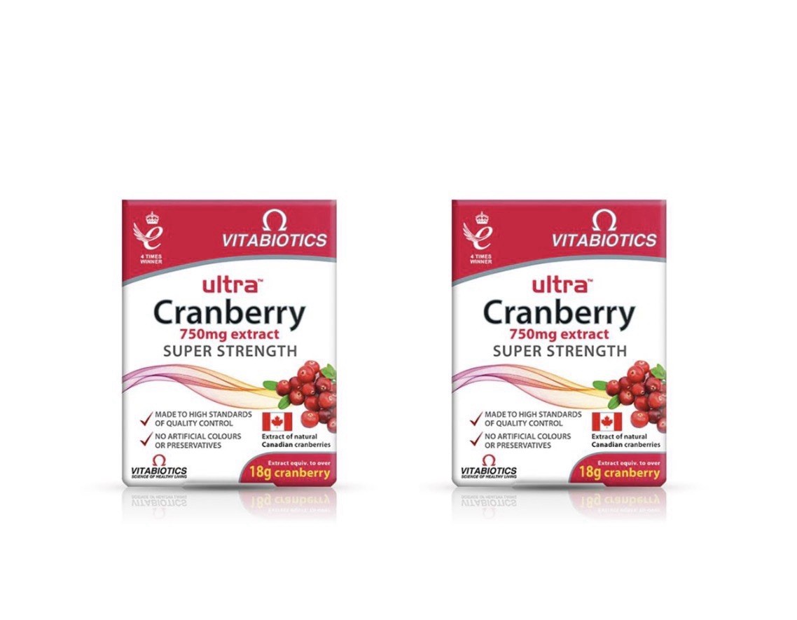 2x Vitabiotics Ultra Cranberry 750mg Extract Super Strength 30 Tablets - Image 15