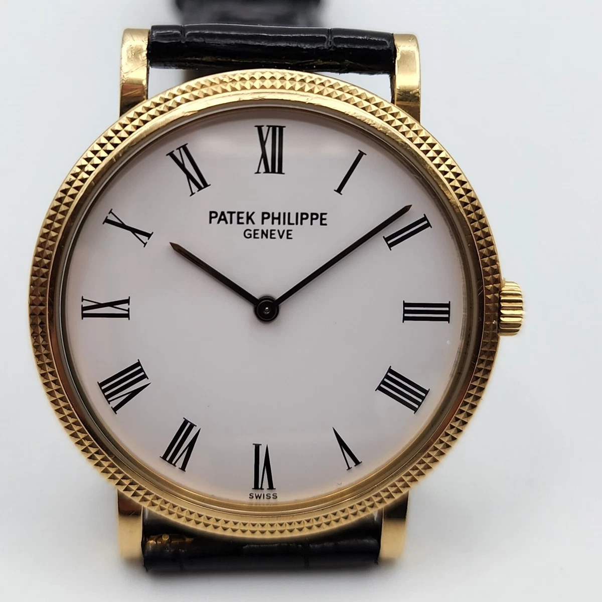 PATEK PHILIPPE 5120J CALATRAVA 18K GOLD AUTOMATIC MENS WATCH