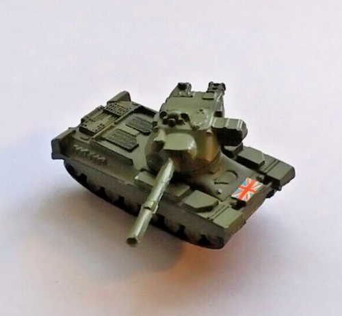 British Chieftain Main Battle Tank, Cold War Vintage 1970's Hong Kong Die Cast. - Photo 6/7
