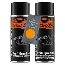Autolack Spraydosen Set für Agricultural Agrar 21893 Berky Oranje Grund Basis