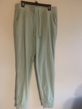 Marc New York Ribbed Joggers Green Drawstring Comfort Waist NWT XL