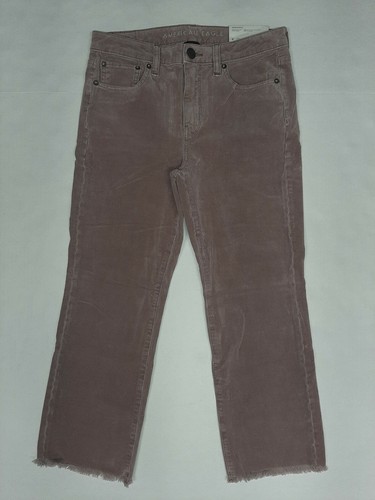 CROP FLARE ROSE FRAYED #121 