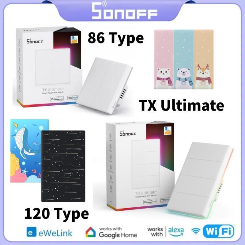 SONOFF T5 WiFi Smart Touch Light Switch with Backlight and Remote Control