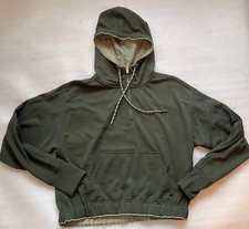 ATHLETA, WOMEN'S XS HUNTER GREEN HOODIE, 1/3 ZIP FRONT JACKET, NWOT