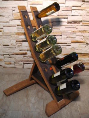 NEU16-er Weinstock Eichenfaß - Faßdauben Weinregal Regal Flaschenregal Holzregal - Bild 1 von 4