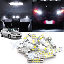 White Led Interior Reverse Light Package Kit For Mazda 3 2004-2009 Mazda3 Sport