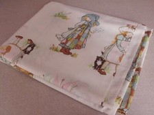 coupon  tissu style  " Sarah Kay  "   ( vintage )   84  X 134  cm