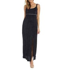 R  M Richards Front Slit Pleated 2-Piece Jacket Dress Navy 14 Only Dress 