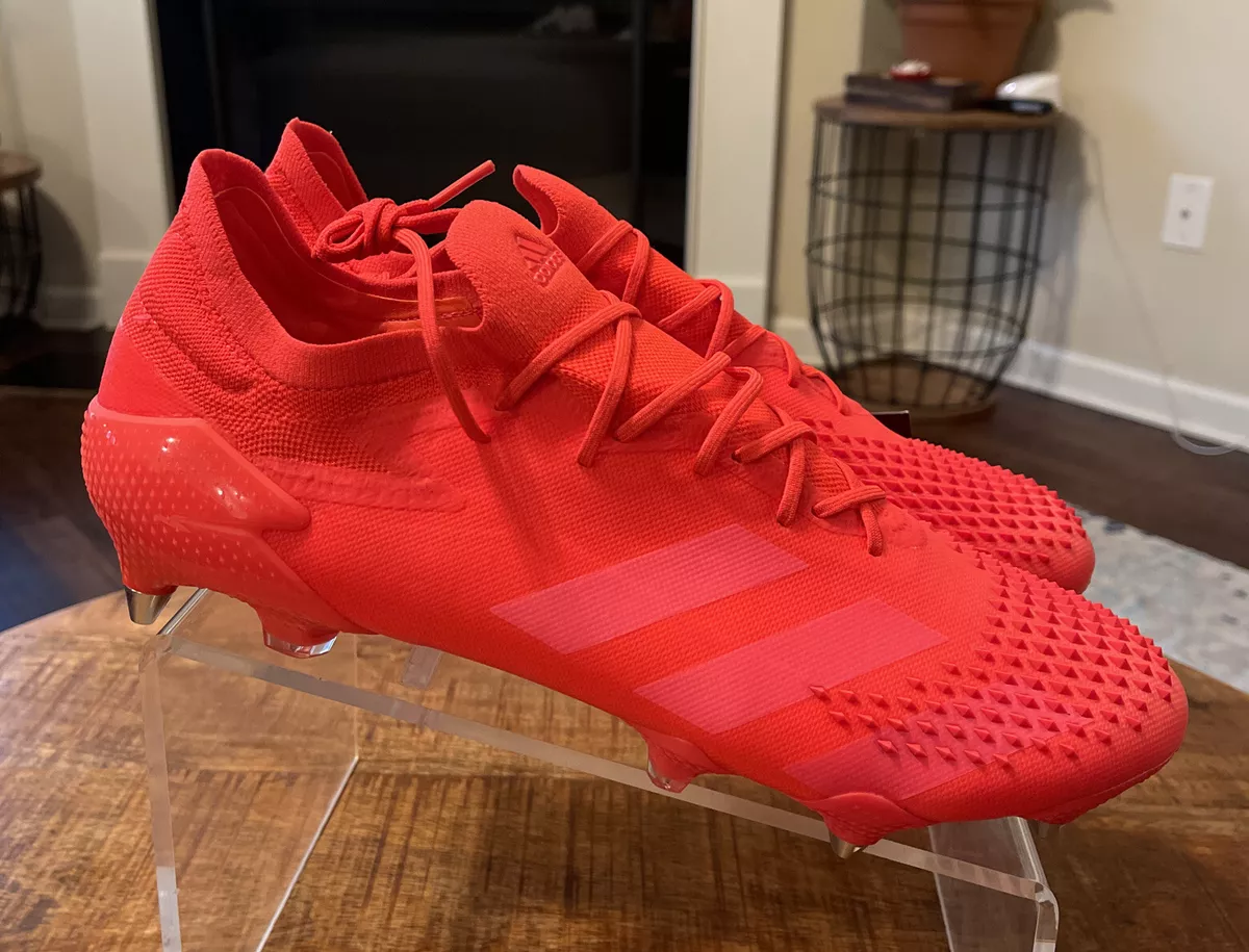 Adidas Predator Mutator 20.1 FG Crimson Red Soccer Cleats Men's Adidas Predator Mutator 20.1 FG Crimson Red Soccer Cleats Men's