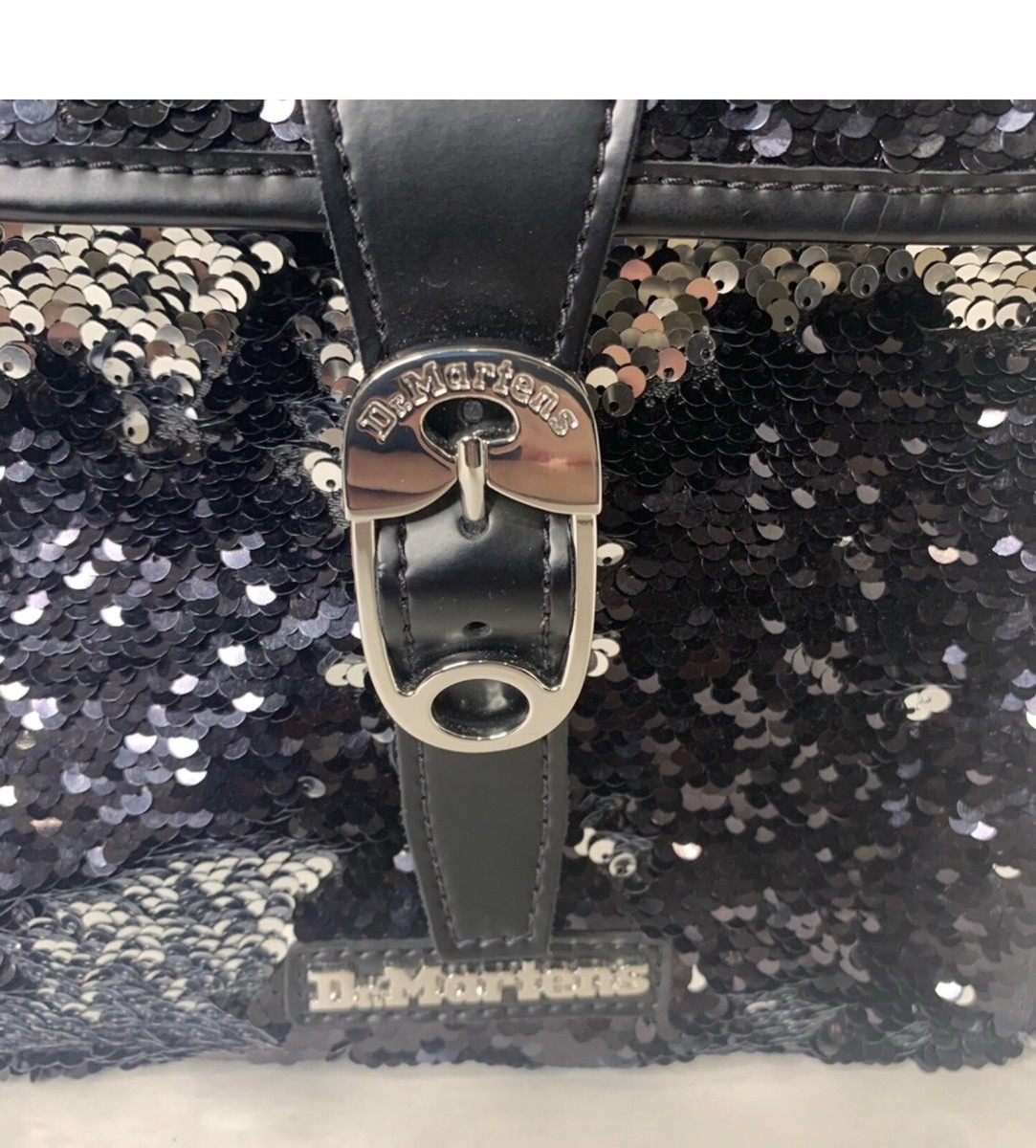Dr. Martens Sequin Black Mini Backpack Bag | eBay display picture 1