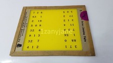 HISTORIC Magic Lantern GLASS Slide OKE FLASHMETER SERIES JUMPING DIGITS
