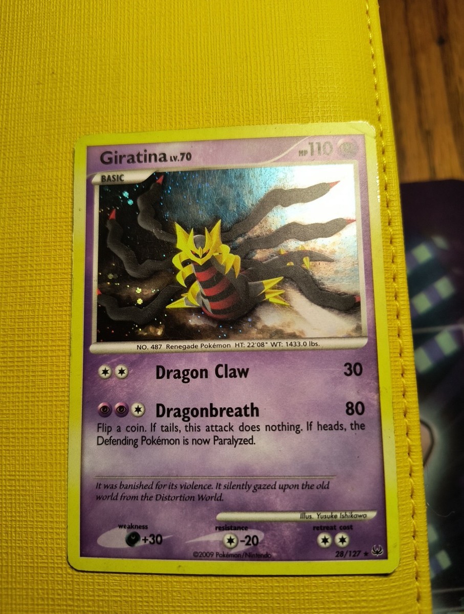 Giratina LV.70 28/127 【英語版】 Giratina Lv. 70 28/127 Pokemon Platinum Holo Pokemon Trading Card