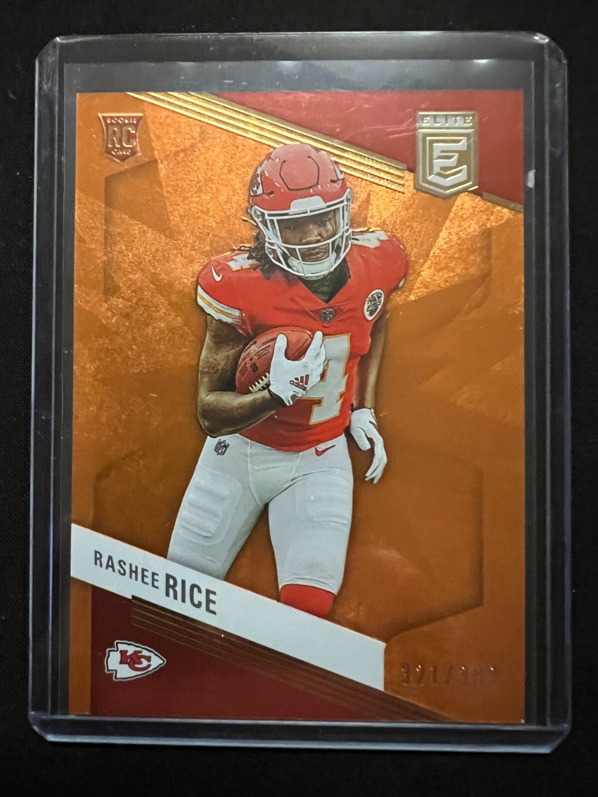 2023 Donruss Elite Rashee Rice Orange /399 Kansas City Chiefs ROOKIE RC #177