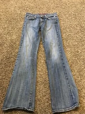 vigoss juniors  size 5 cotton blend denim jeans a44