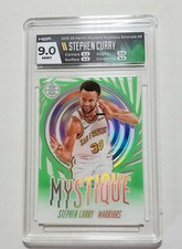 2019-20 Panini Illusions Stephen Curry Mystique Emerald HGA 9 Low Pop green 💎 