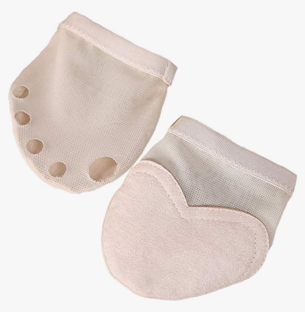 SAOLA Scarpe da ballo Simcotic mezza suola balletto lirico nudo taglia L (7 8) (4 paia)