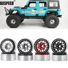 1/4Pcs 1.9" Metal Beadlock Wheel Rims for Axial SCX10 TRX4 1:10 RC Crawler Car