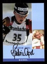 Katrin Apel Autogrammkarte Original Signiert Biathlon + A 173304
