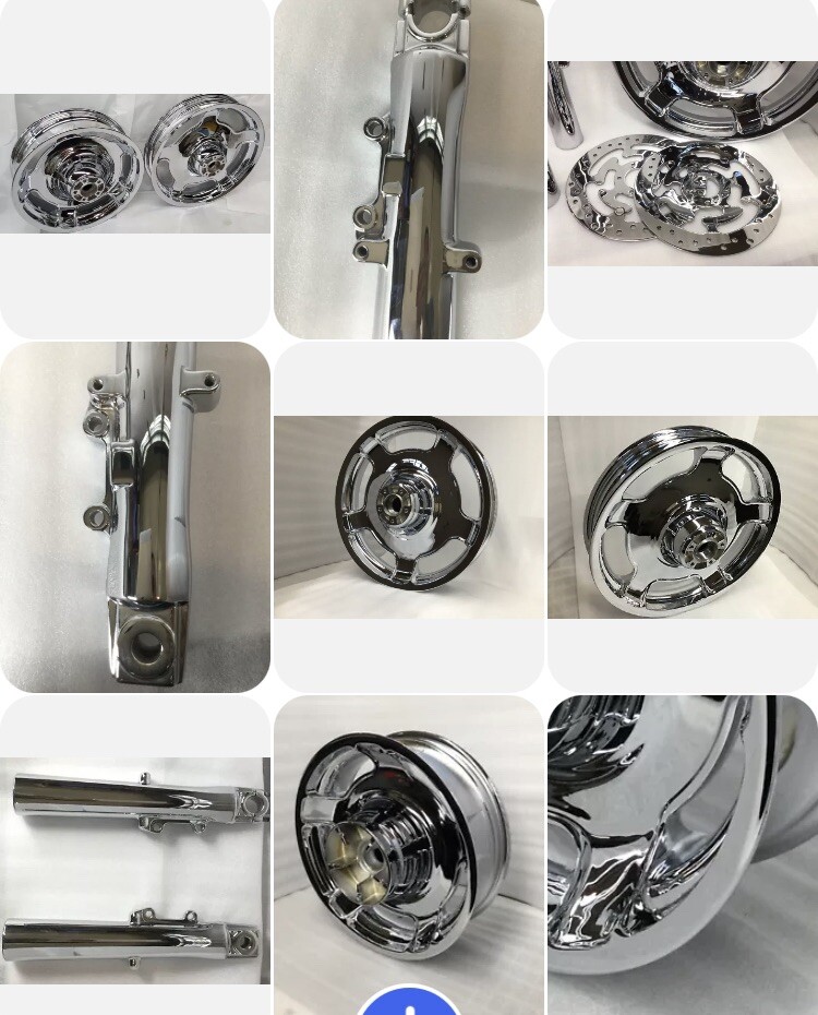 HARLEY STREET GLIDE Chrome wheels Forks Rotors Touring 2009 19