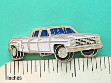 CHEVROLET CHEVY Truck - Hat pin , lapel pin , tie tac , hatpin  GIFT BOXD white