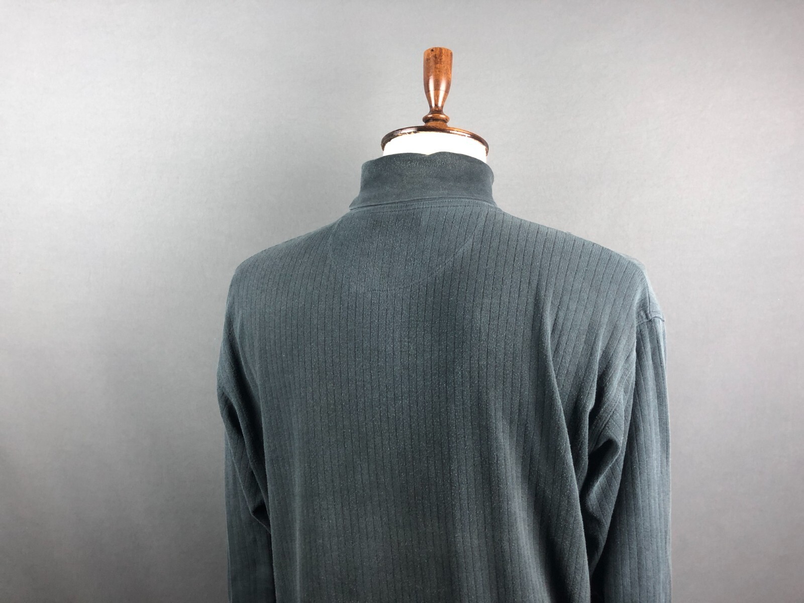 Maglione Yves Saint Laurent cotone grigio scuro uomo taglia L