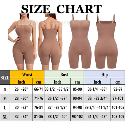 Seamless Bodysuit for Women Tummy Control Shapewear Mid-Thigh Full Body Shaper - Picture 23 of 35
