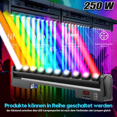 250W/150W RGBW Wallwasher Bühnenlicht Beam Swing Moving Head DMX DJ Weihnachten